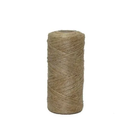 Bobina de hilo de yute natural